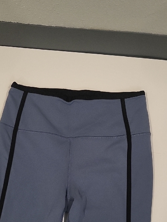 Athleta Elation 7/8 Tight Leggings Blue Black Ultra High Rise Women Size M - Picture 5 of 8